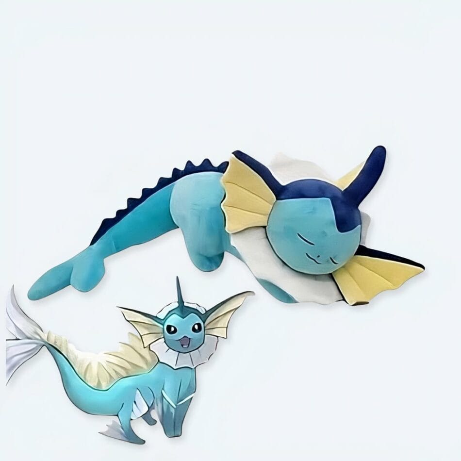 Blauwe Knuffel Pokémon Vaporeon Zachte Pluche Speelvriend De Knuffel