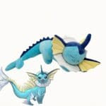 Blauwe Knuffel Pokémon Vaporeon Zachte Pluche Speelvriend De Knuffel
