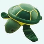 Blauwe Knuffel Schildpad Met Zacht Pluche En Oceaanstijl De Knuffel