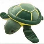 Blauwe Knuffel Schildpad Met Zacht Pluche En Oceaanstijl De Knuffel