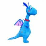 Blauwe Knuffeldraak Pluche Zacht Speelgoed De Knuffel