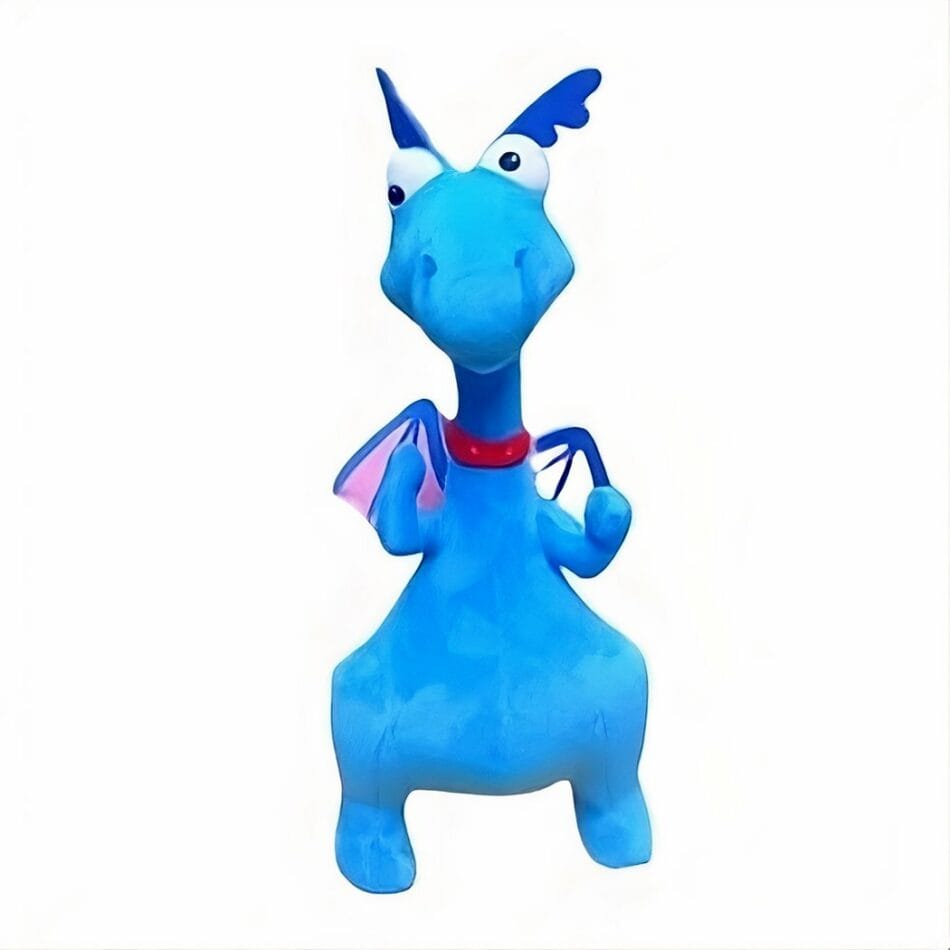 Blauwe Knuffeldraak Pluche Zacht Speelgoed De Knuffel