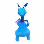 Blauwe Knuffeldraak Pluche Zacht Speelgoed De Knuffel