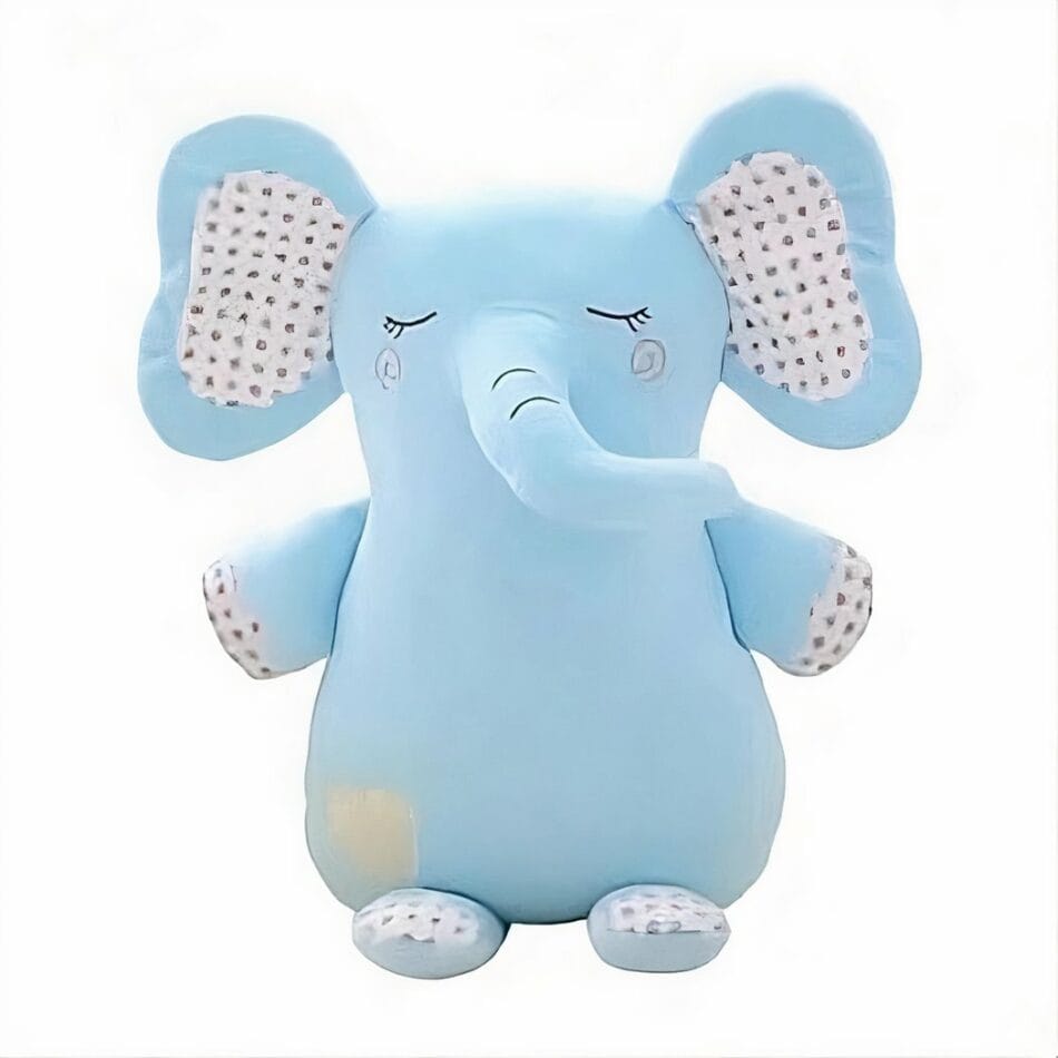 Blauwe Olifant Knuffel Pluche Kussen Voor Kinderen De Knuffel