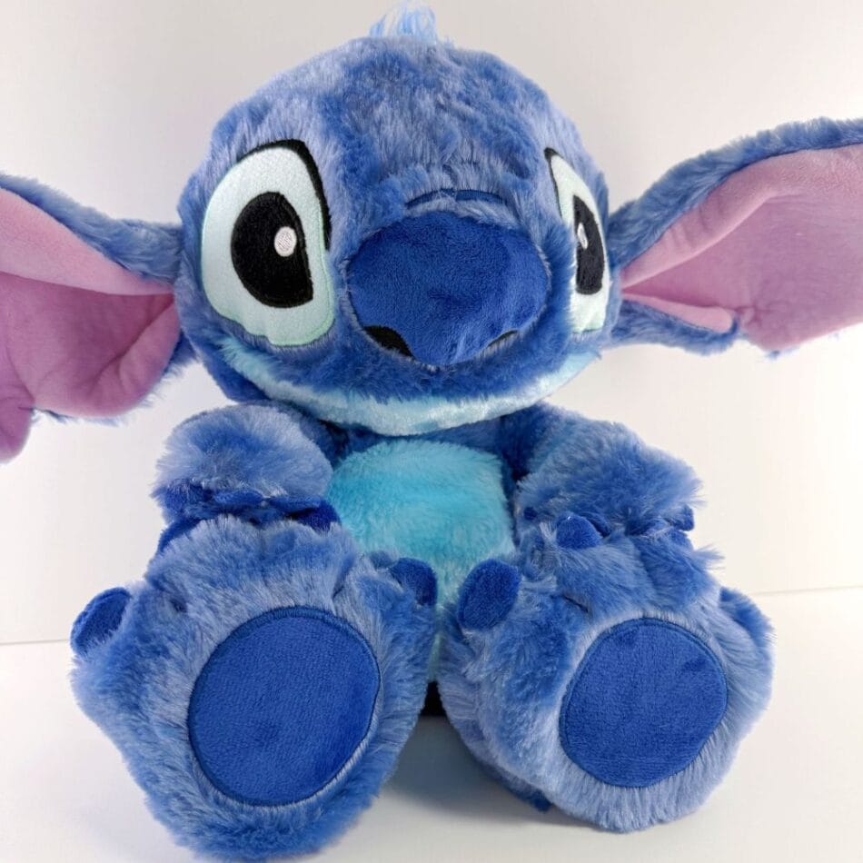 Blauwe Stitch Knuffel met Ademend Nachtlampje De Knuffel