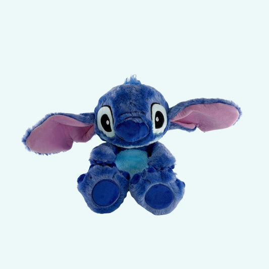 Blauwe Stitch Knuffel met Ademend Nachtlampje De Knuffel