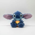 Blauwe Stitch Knuffel met Ademend Nachtlampje De Knuffel