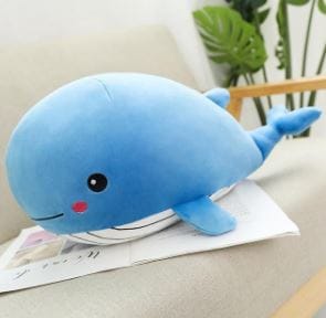Blauwe Walvis Knuffel Met Onderwater Gids De Knuffel