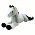 Blauwgrijs Knuffelpaard Zachte Eco Vriendelijke Knuffel voor Kinderen De Knuffel