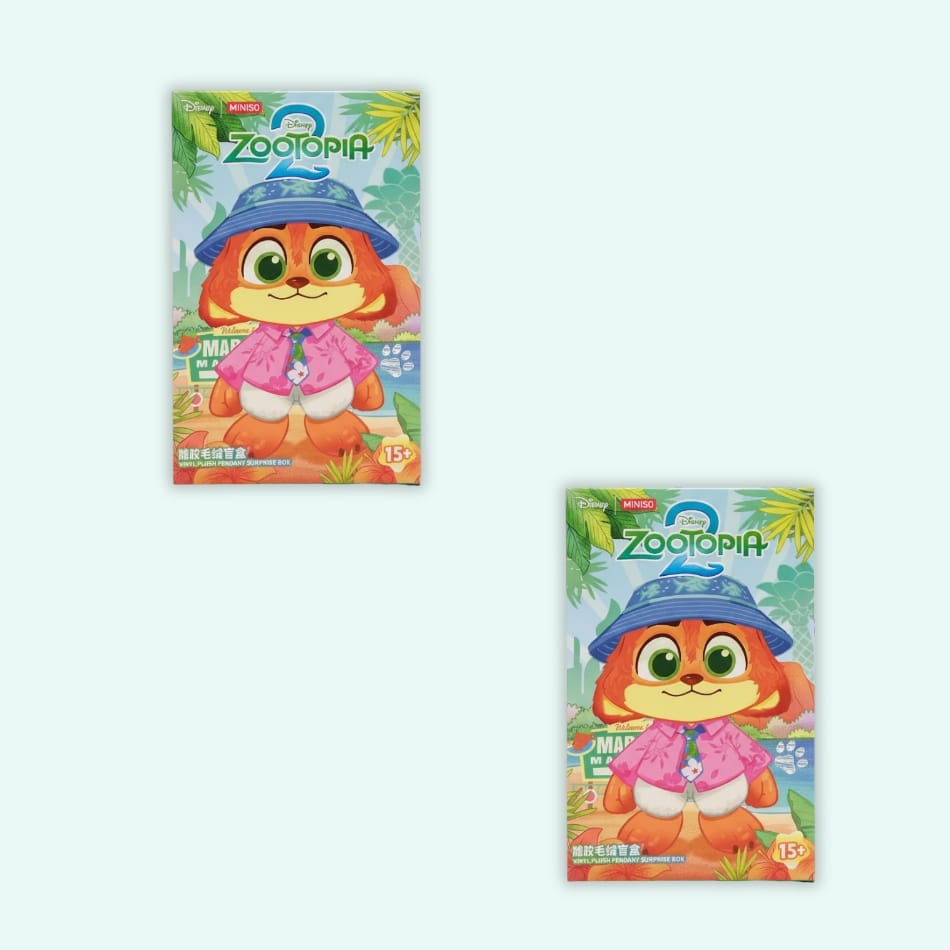 Blind Box Zootopie Sleutelhanger City Residents Edition De Knuffel set-van-2