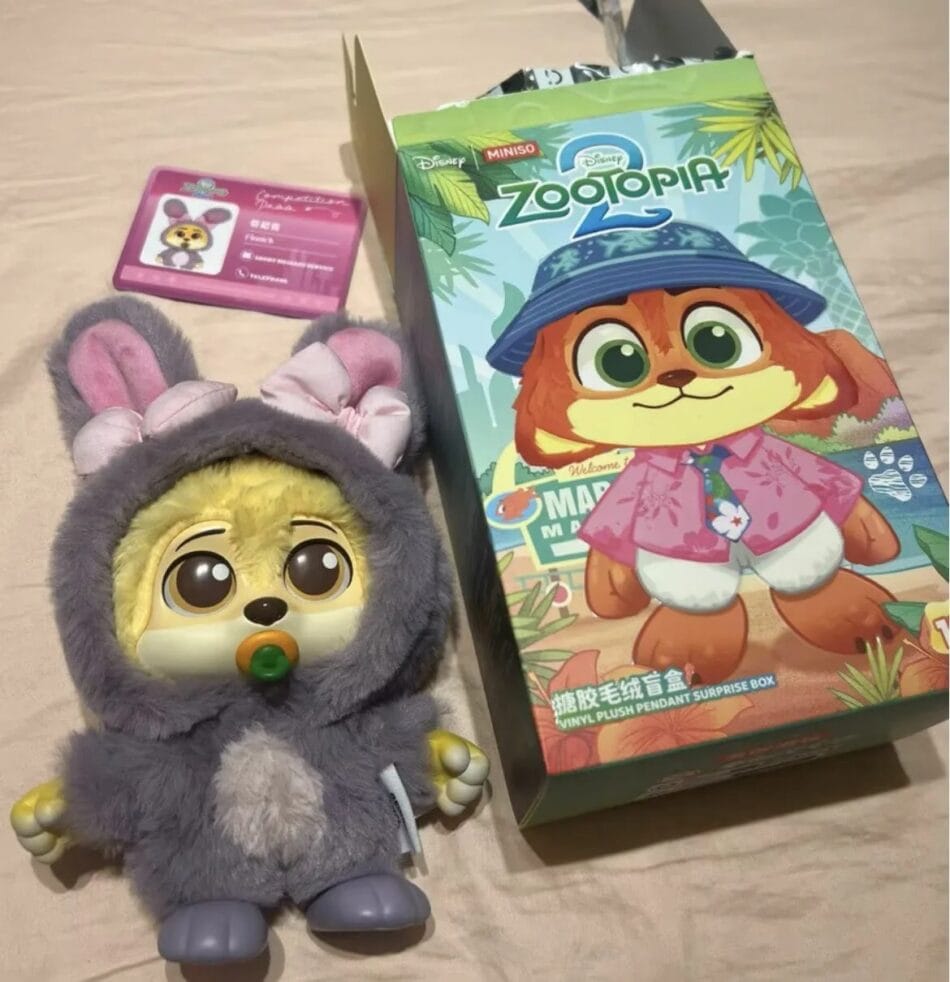 Blind Box Zootopie Sleutelhanger City Residents Edition De Knuffel