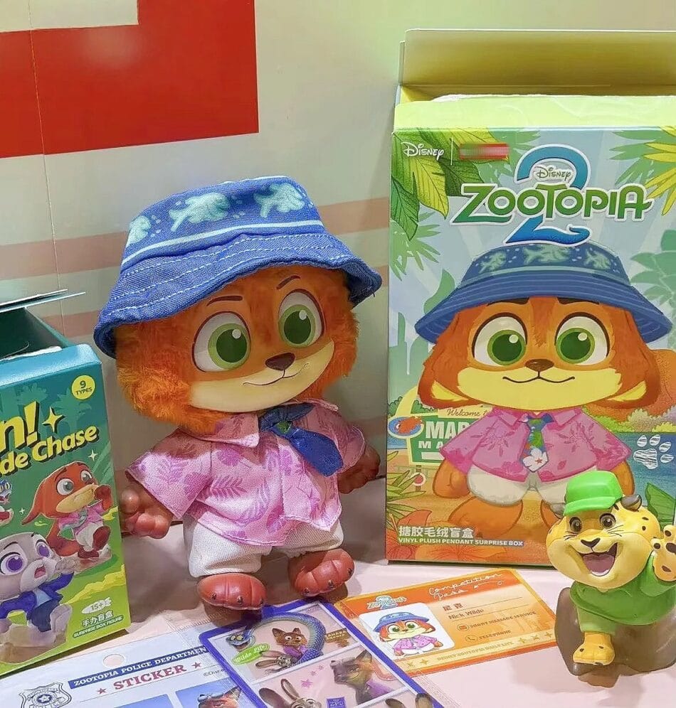 Blind Box Zootopie Sleutelhanger City Residents Edition De Knuffel