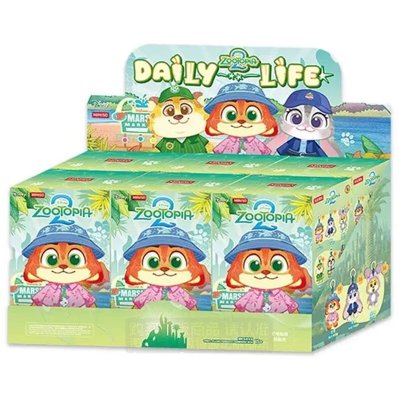 Blind Box Zootopie Sleutelhanger City Residents Edition De Knuffel
