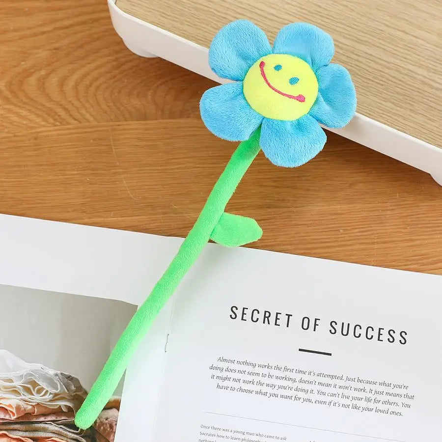 Bloem Knuffel 30 cm | Pluche Zonnebloem en Roos, 12 Modellen De Knuffel Model G