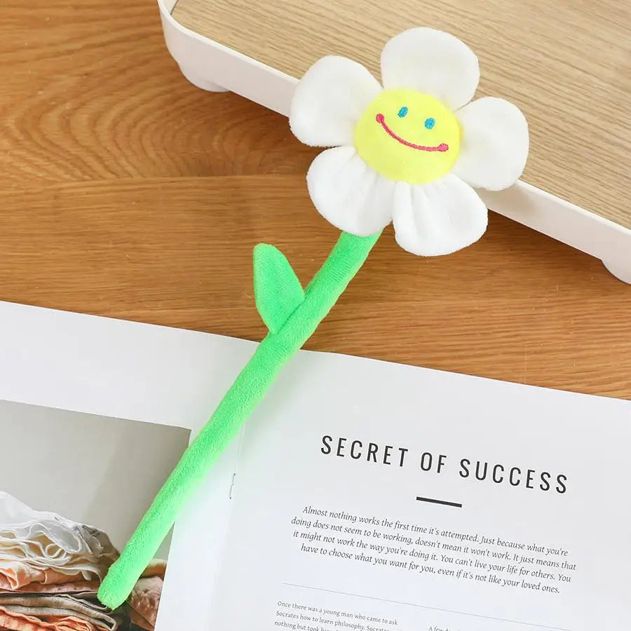 Bloem Knuffel 30 cm | Pluche Zonnebloem en Roos, 12 Modellen De Knuffel Model A