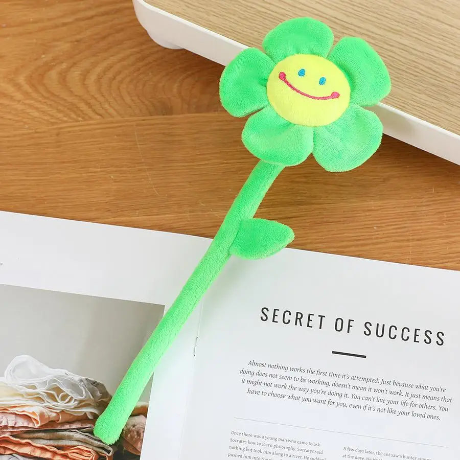 Bloem Knuffel 30 cm | Pluche Zonnebloem en Roos, 12 Modellen De Knuffel Model L