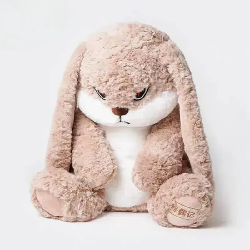 Boos Konijn Knuffel 30 of 38 cm | Grappig Chagrijnig Konijn De Knuffel 38 cm