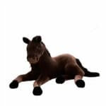 Bruin Knuffelpaard 65 cm Zachte Speelknuffel voor Kinderen vanaf 3 Jaar De Knuffel
