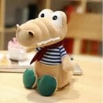 Bruine Baby Krokodil Knuffel Zachte Pluche Speelkameraad De Knuffel