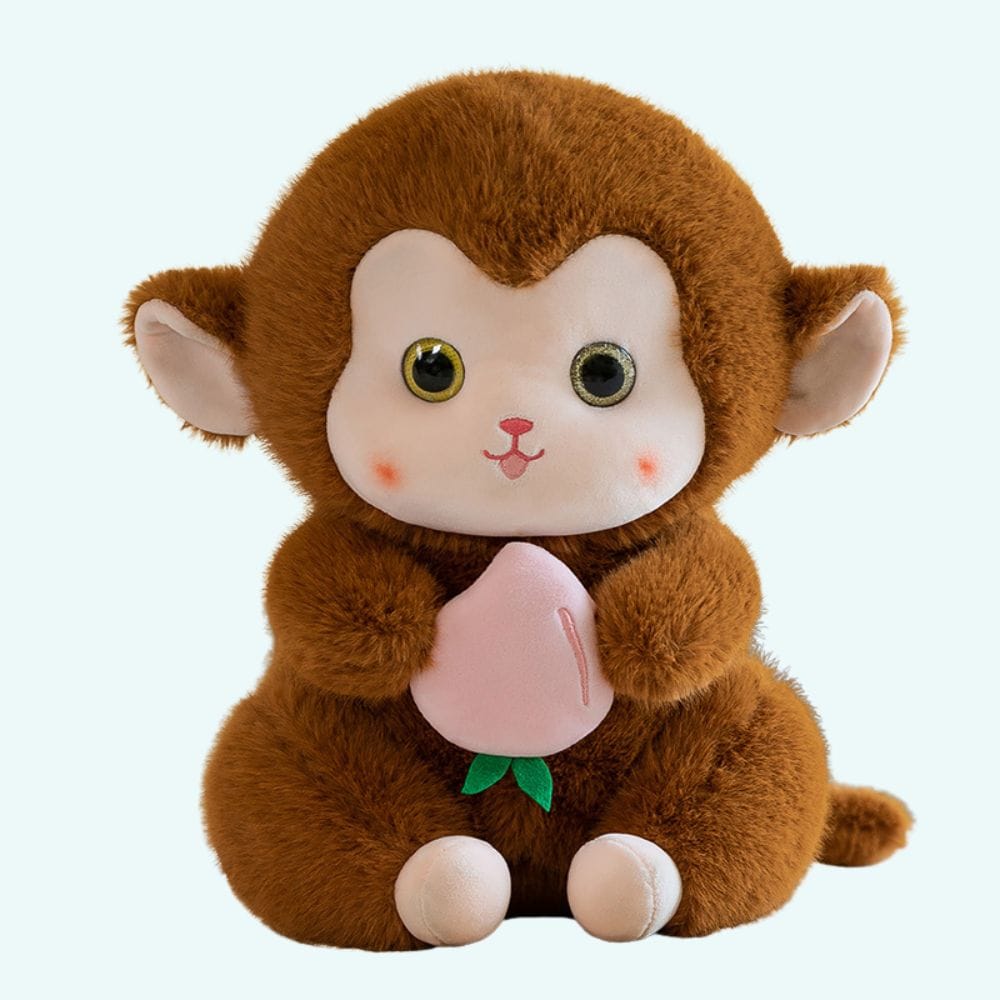 Bruine Kawaii Knuffel Aap Met Zachte Katoenen Vacht De Knuffel 45cm