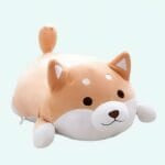 Bruine Kawaii Knuffel Hond Met Zachte Vacht En Glimlach De Knuffel