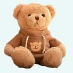 Bruine Knuffel Beertje Met Donkerbruine Trui Van Pluche De Knuffel