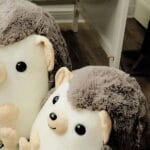 Bruine Knuffel Egel Zachte Vacht Compact Formaat De Knuffel