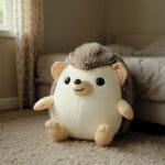 Bruine Knuffel Egel Zachte Vacht Compact Formaat De Knuffel