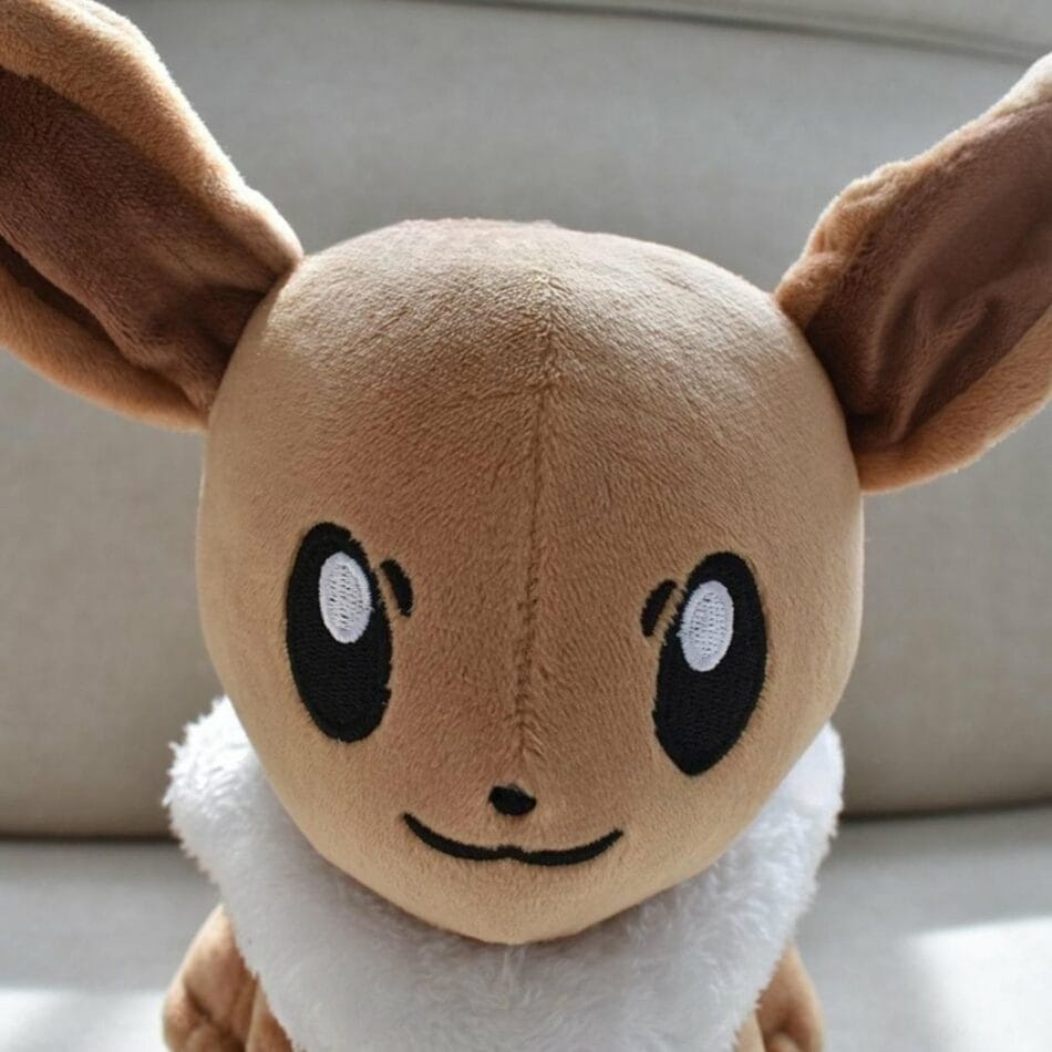 Bruine Knuffel Evoli Verkleed als Pikachu Pokémon Pluche De Knuffel