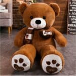 Bruine Knuffelbeer 31 cm Zachte Stof en Nette Afwerking De Knuffel
