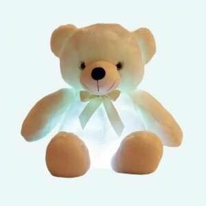 Bruine Knuffelbeer Sleutelhanger van Pluche De Knuffel