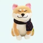 Bruine Knuffelhond Shiba-Inu Stijl Pluche Knuffel De Knuffel