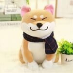 Bruine Knuffelhond Shiba-Inu Stijl Pluche Knuffel De Knuffel
