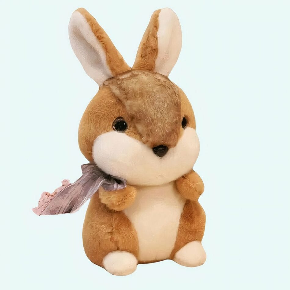 Bruine Knuffelkonijn Haas 58 cm, Zachte Speel en Troostknuffel De Knuffel