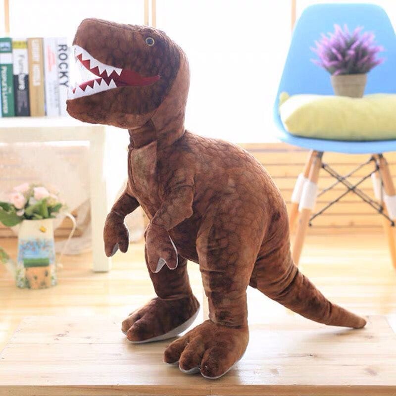 Bruine Tyrannosaurus Knuffel 60 Cm Zachte Stof Avontuurlijke Dino De Knuffel