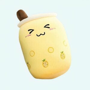 Bubble Tea Knuffel Voor Kinderen Glimlachend Zacht De Knuffel