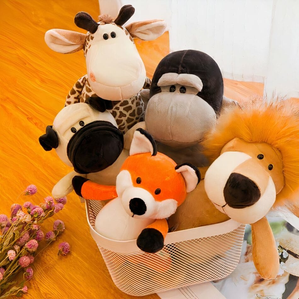 Bulldog Knuffel Zacht en Pluizig Troostknuffel voor Kinderen De Knuffel