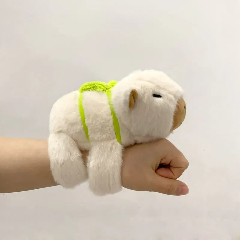 Capibara en Vos Knuffel Armband | Pluche Klaparmband De Knuffel Model 3