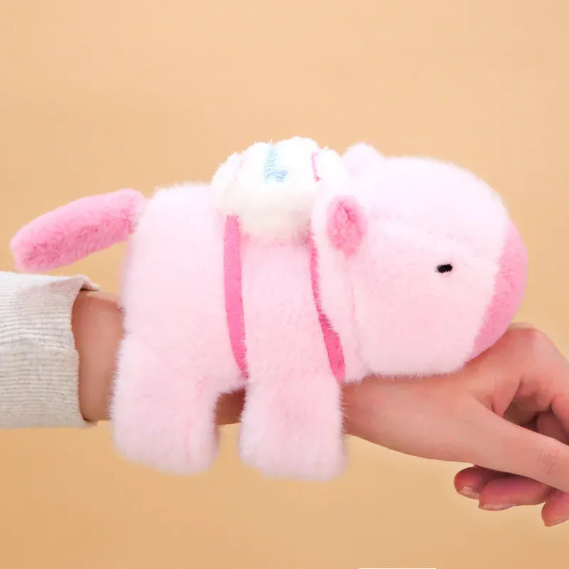 Capybara Knuffel Klaparmband 23 cm | Pluche Armband De Knuffel Model D