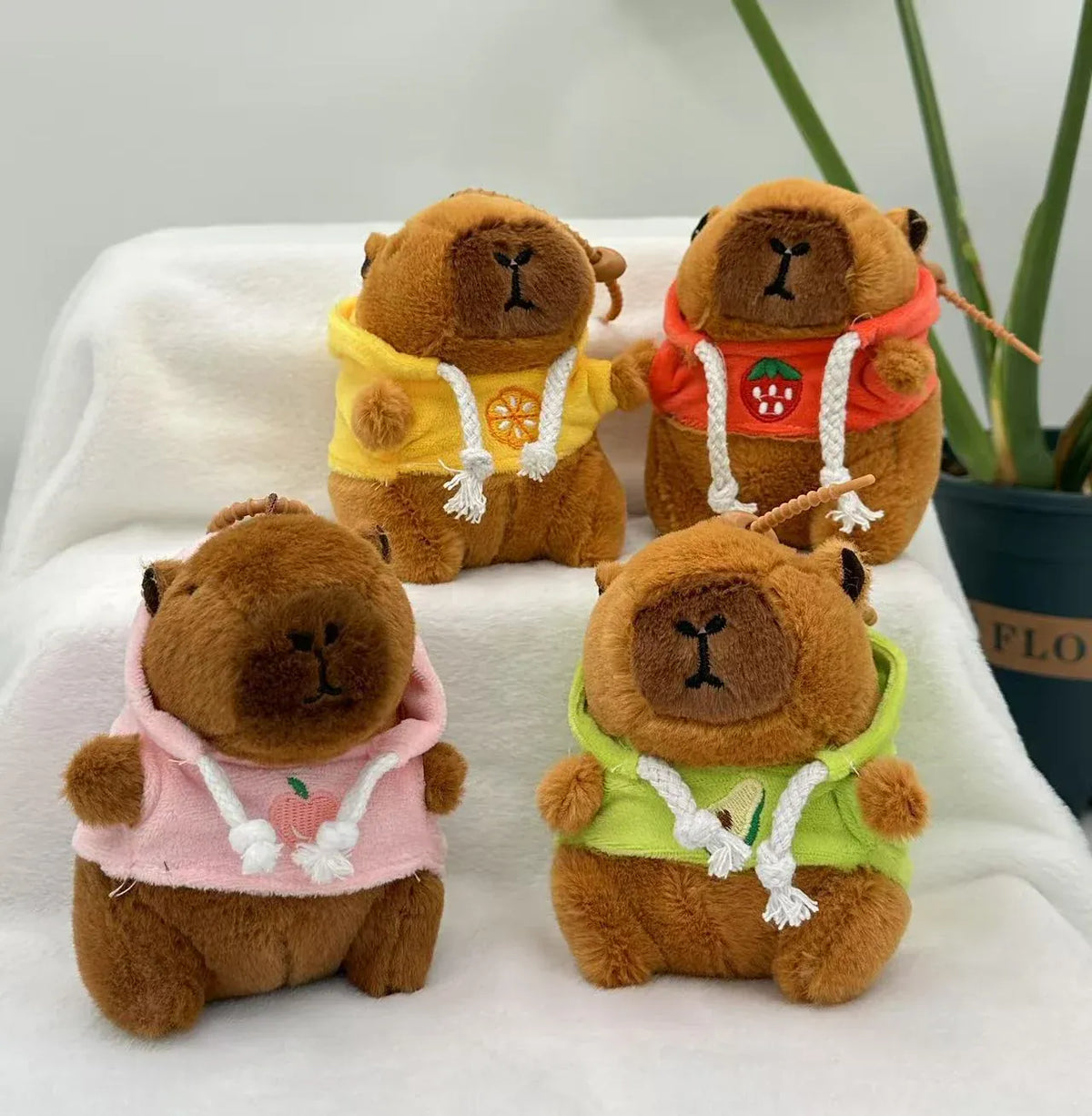 Capybara Knuffel Sleutelhanger | Pluche Tashanger in 7 Modellen De Knuffel