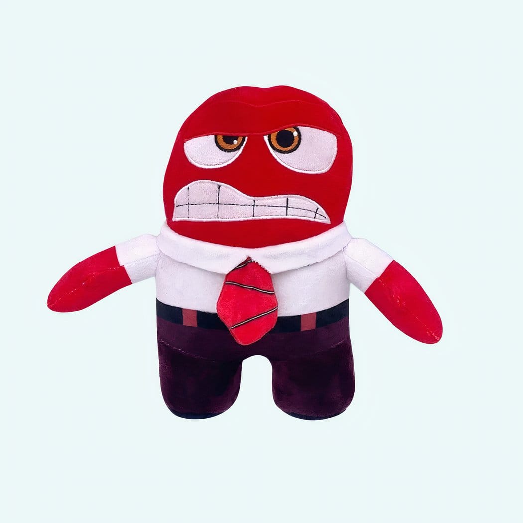 Colère Knuffel Uit Vice Versa 2 Rode Emotie Knuffel Met Grote Ogen De Knuffel