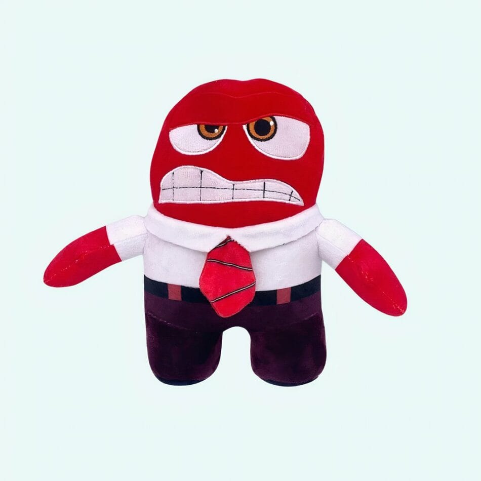 Colère Knuffel Uit Vice Versa 2 Rode Emotie Knuffel Met Grote Ogen De Knuffel