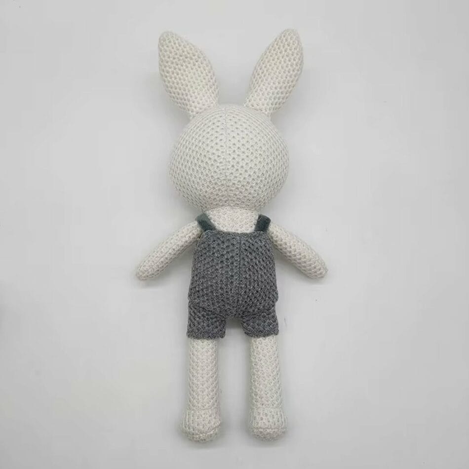 Crochet Konijn Monsieur Lapin Knuffel Handgemaakt Sprookjesdecoratie De Knuffel