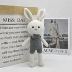 Crochet Konijn Monsieur Lapin Knuffel Handgemaakt Sprookjesdecoratie De Knuffel