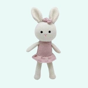Crochet Konijn Monsieur Lapin Knuffel Handgemaakt Sprookjesdecoratie De Knuffel
