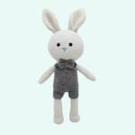 Crochet Konijn Monsieur Lapin Knuffel Handgemaakt Sprookjesdecoratie De Knuffel