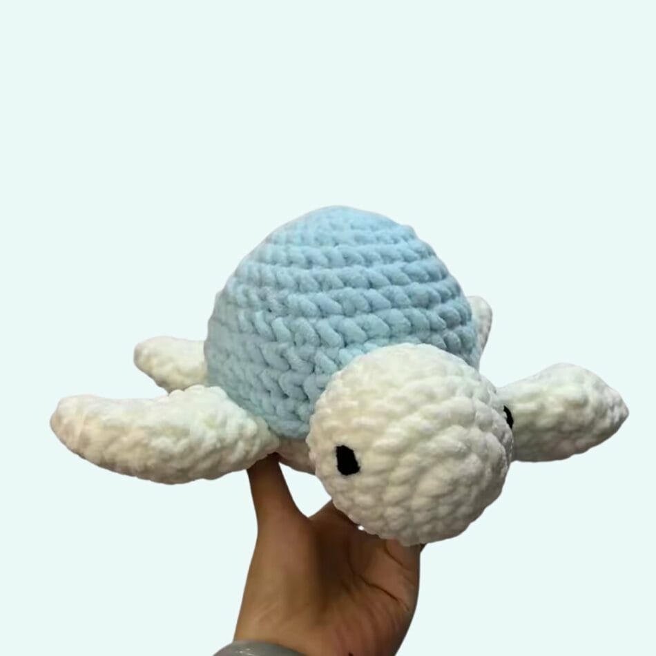 Crochet Zeeschildpad Knuffel Van Katoen Zacht Garen De Knuffel