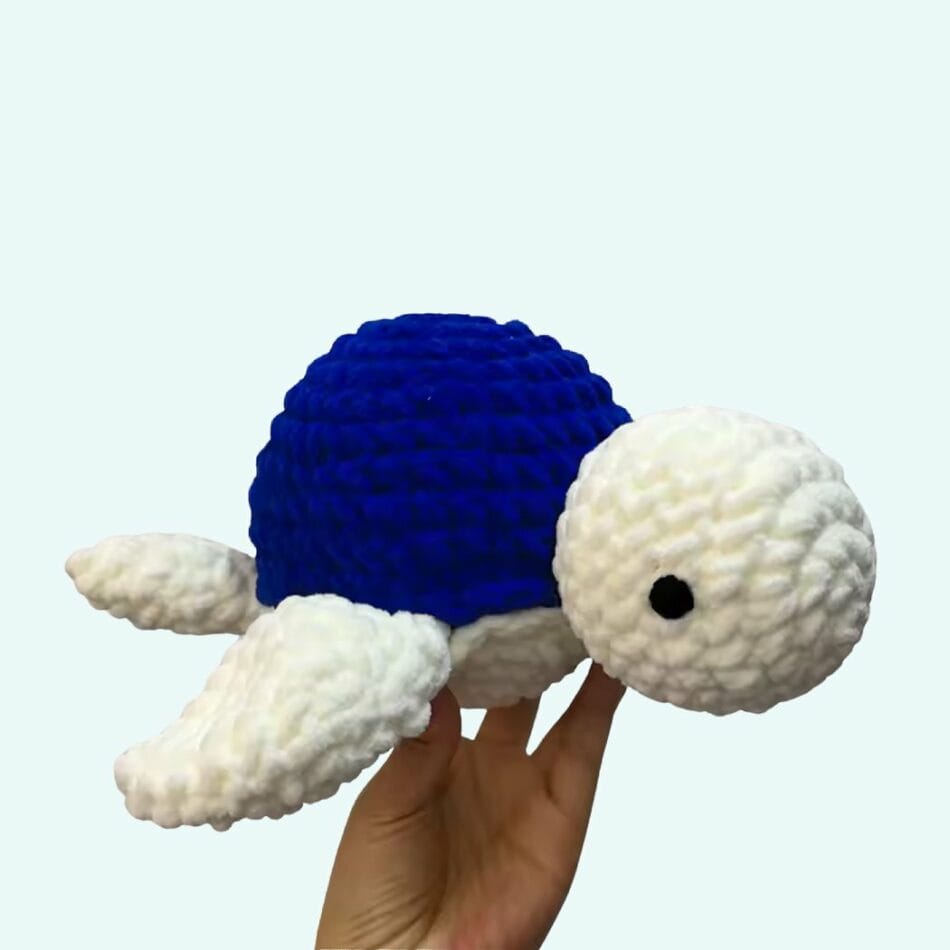 Crochet Zeeschildpad Knuffel Van Katoen Zacht Garen De Knuffel