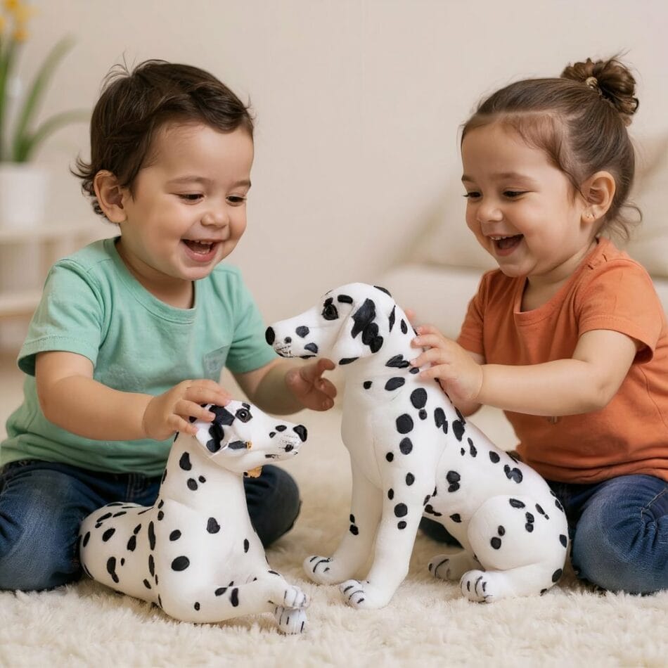 Dalmatien Knuffelhond Grote Maat Zacht Pluche Realistisch Ontwerp De Knuffel