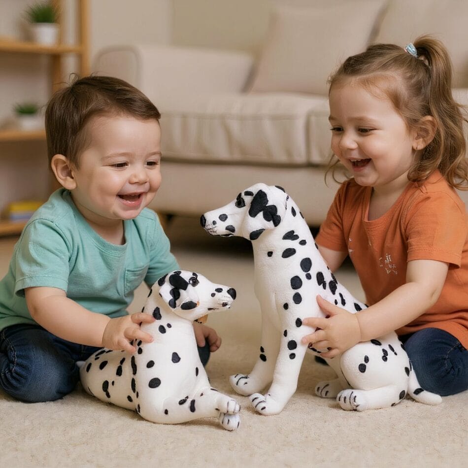 Dalmatien Knuffelhond Grote Maat Zacht Pluche Realistisch Ontwerp De Knuffel